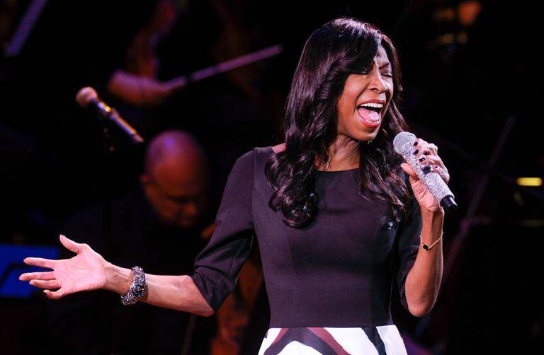 Natalie Cole, durante apresentação em março.