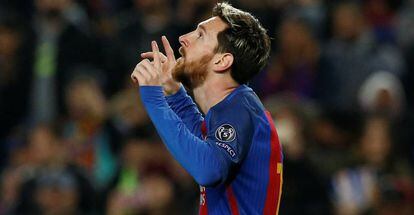 Messi marcou o primeiro do Barça.