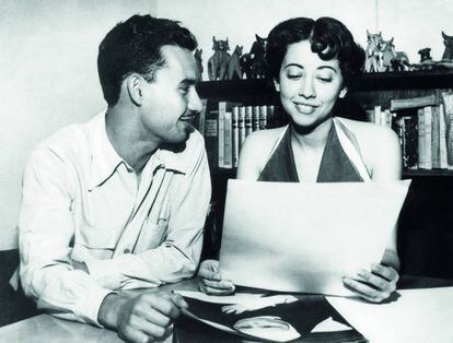 Fernando Torres e Fernanda Montenegro, em 1953, recém casados.