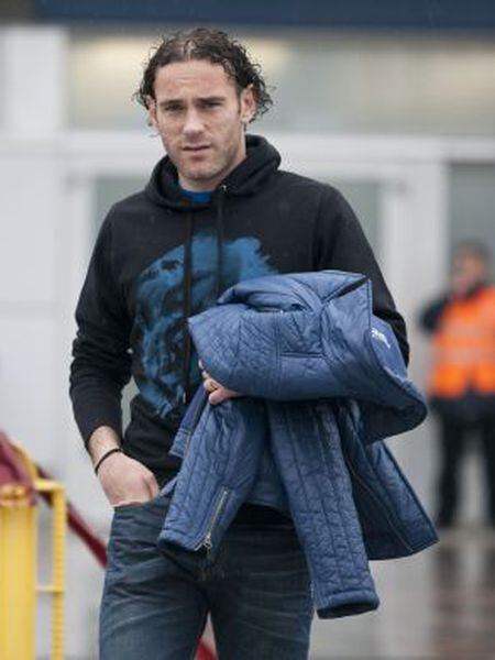 Milito, quando jogava pelo Barcelona.