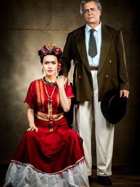 Leona Cavalli e José Rubens Chachá caracterizados.