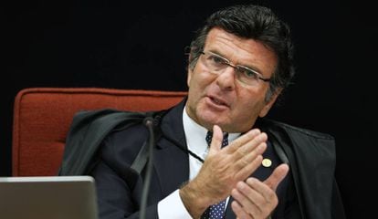 O ministro Luiz Fux, que cobrou a prisão de Joesley Batista