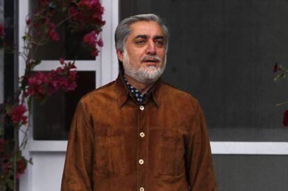 Abdullah Abdullah, o candidato que ganhou no primeiro turno das eleições afegãs.