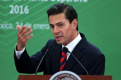 O presidente do México, Enrique Peña Nieto.