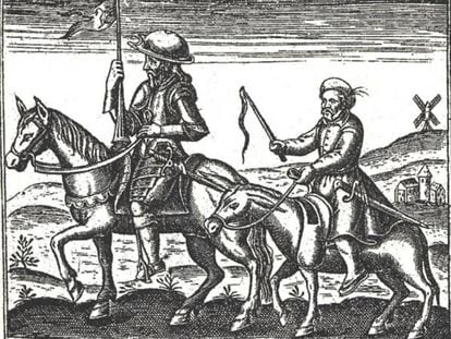 Uma ilustração de Quixote.