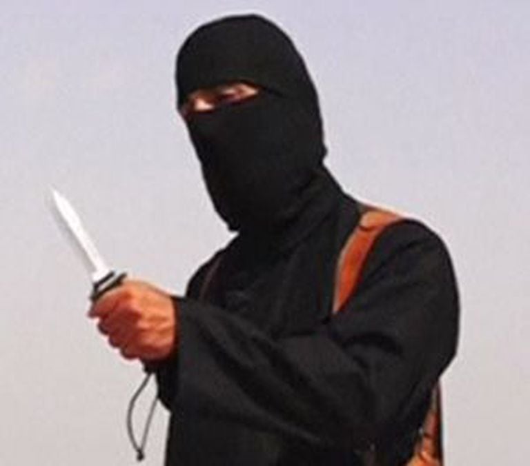 O carrasco de Foley, na imagem de vídeo da execução difundida pelos jihadistas.