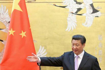 O presidente Xi Jinping, nesta terça em Pequim.