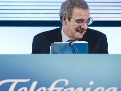 O presidente de Telefónica na Espanha, César Alierta.