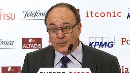 O governador do Banco de Espanha, Luis María Linde