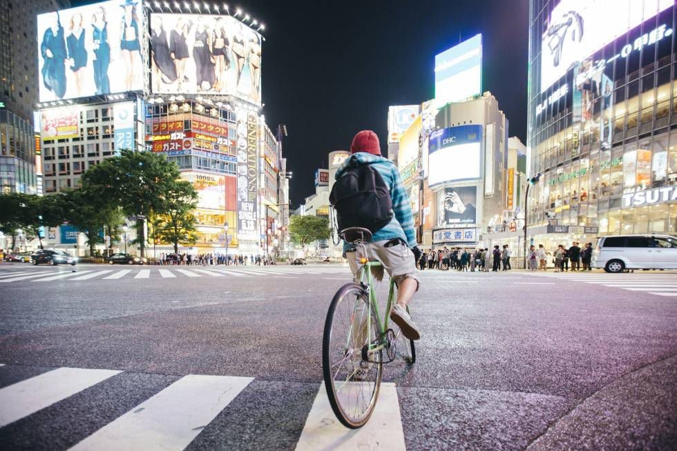Um cruzamento em Shibuya, Tóquio