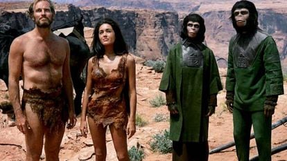 Fotograma de 'O Planeta dos Macacos', filme de 1968.