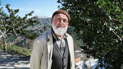 O imã Mehmet Ali, de uma aldeia próxima de Dumankaya, e grande admirador do presidente turco.