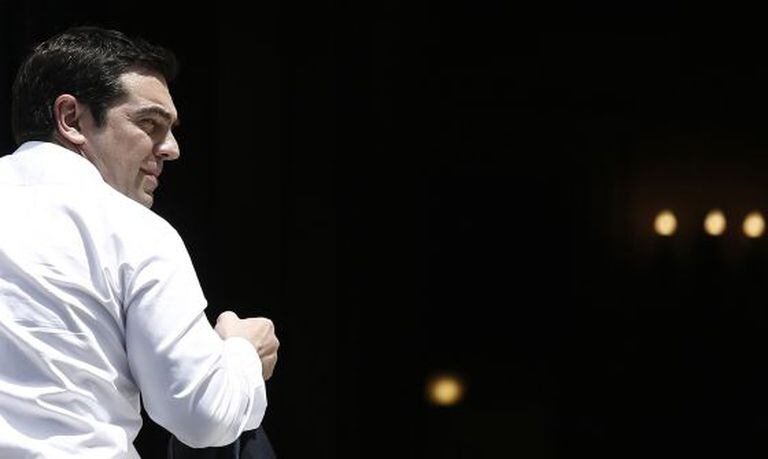 Alexis Tsipras na quinta-feira, em Atenas, depois de retornar de Bruxelas.