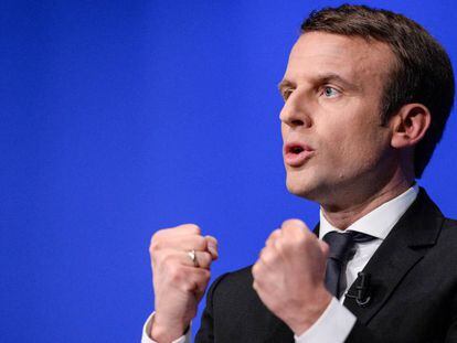 Emmanuel Macron, em uma foto de 11 de abril.