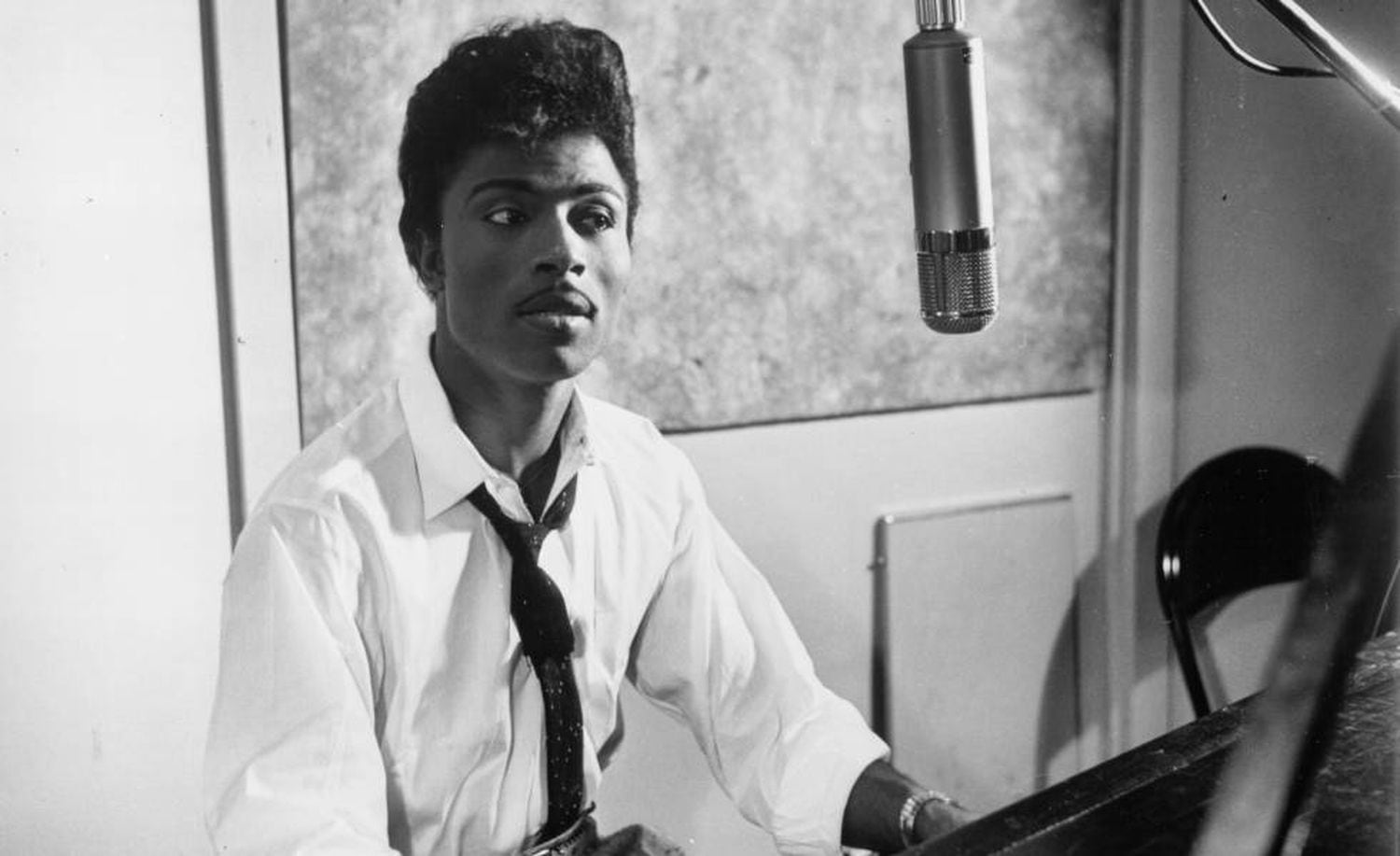 Little Richard, em um estúdio de gravação em 1959.