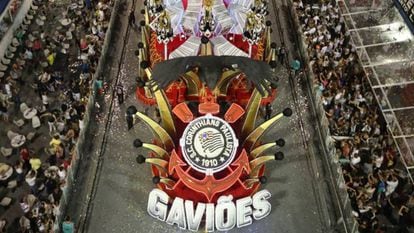 Desfile da Gaviões da Fiel em 2016.