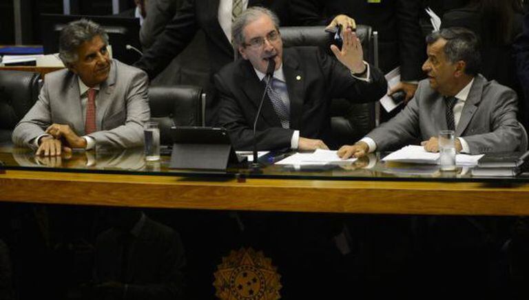O presidente da Câmara, Eduardo Cunha.