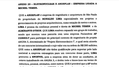 Em proposta de delação premiada, Antunes também conta como amigo de Temer conseguiu contrato em Angra 3 para a Engevix. Antunes confundiu o primeiro nome de Lima, que, na verdade, é João