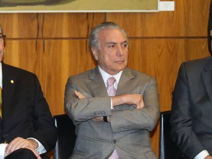 Cunha, Temer e Calheiros, o trio de ferro do PMDB.