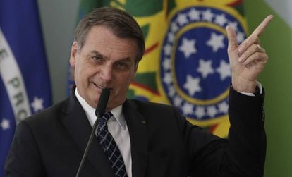 Bolsonaro ao lançar o programa Médicos pelo Brasil. 