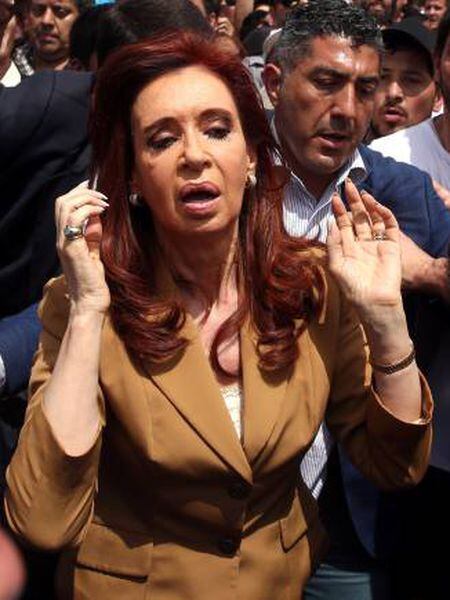 Cristina Kirchner em Buenos Aires no final de outubro.