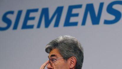 O presidente de Siemens, Joe Kaeser.