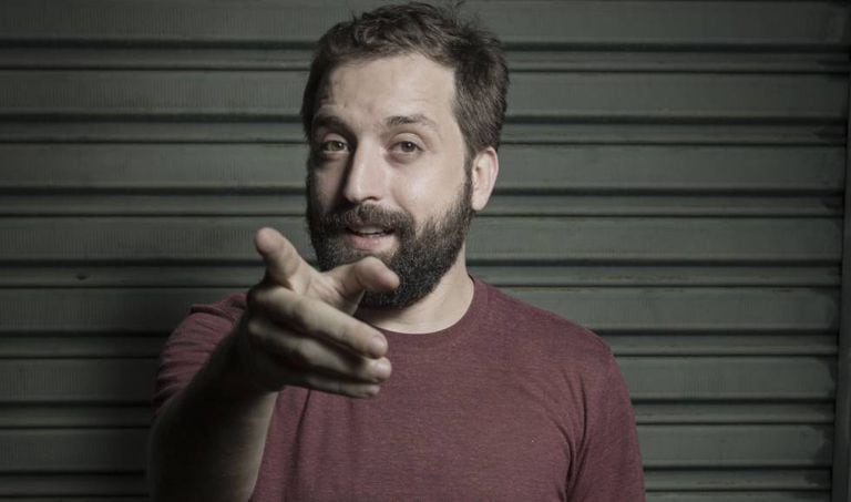 O humorista Gregório Duvivier, no Rio.