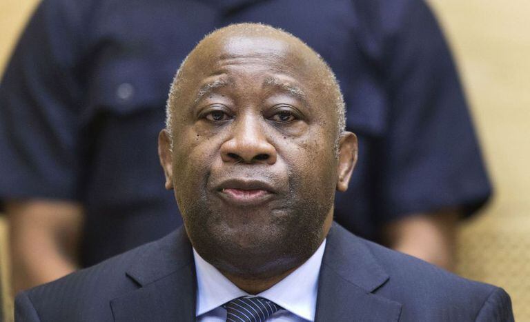 Laurent Gbagbo, em audiência em Haia, em 2013.