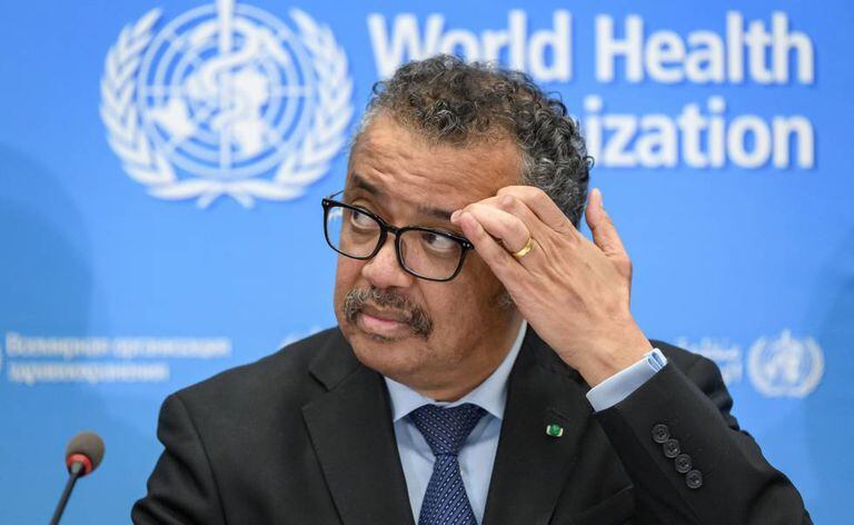 El director general de la OMS, Tedros Adhanom Ghebreyesus, hoy en Ginebra.