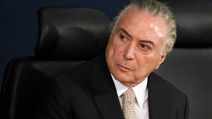 O presidente Michel Temer em Brasília no dia 18 de setembro