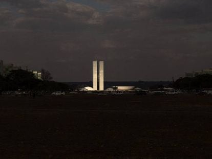 O Congresso Nacional, em Brasília.