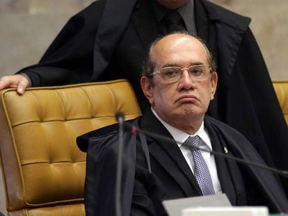 Gilmar Mendes, durante o julgamento do Habeas Corpus do Lula.