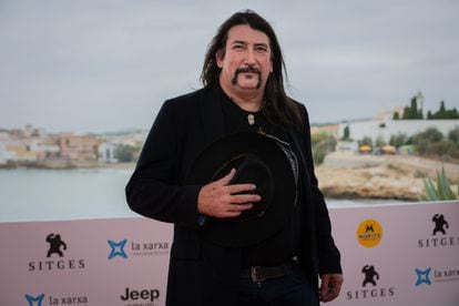 O diretor Richard Stanley durante a apresentação do filme ‘A cor que caiu do espaço’ no Festival de Sitges (Espanha) em 2019.