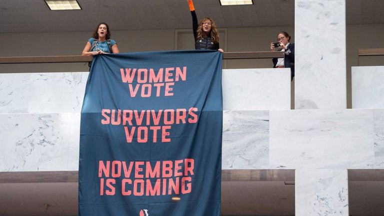 Protesto contra o nomeado de Trump à Suprema Corte, Brett Kavanaugh