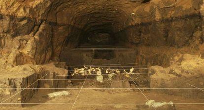 Imagem do último trecho do túnel.