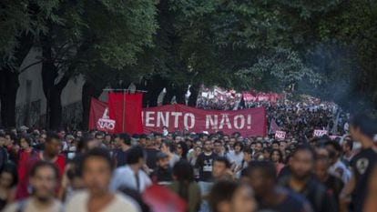 Primeiro ato do MPL pelas ruas de S&atilde;o Paulo. 