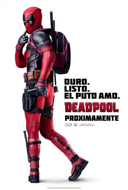 Cartaz promocional de 'Deadpool'