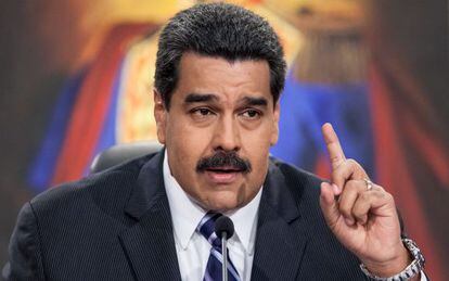 O presidente venezuelano, Nicolás Maduro.