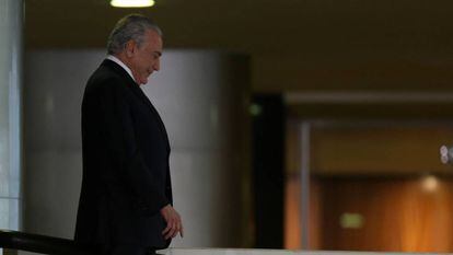 Presidente Michel Temer no Palácio do Planalto.