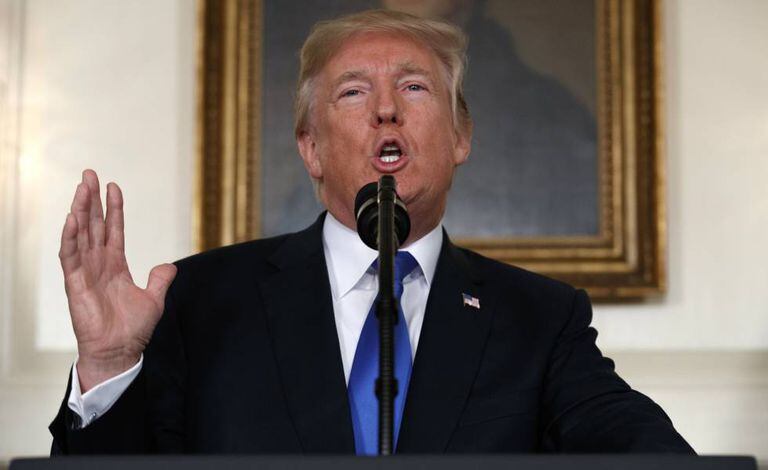 Donald Trump, na Casa Branca.