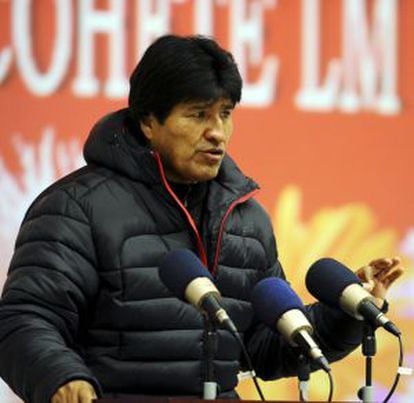 O presidente Evo Morales, no sábado passado.
