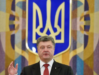 O presidente ucraniano, Petro Poroshenko.