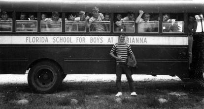 Estudantes da Escola para meninos de Marianna, em 1957.