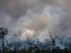 Incendio forestal en Altamira (Brasil), el 27 de agosto de 2019.