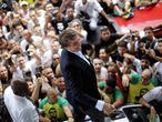 Jair Bolsonaro é recepcionado em Salvador  