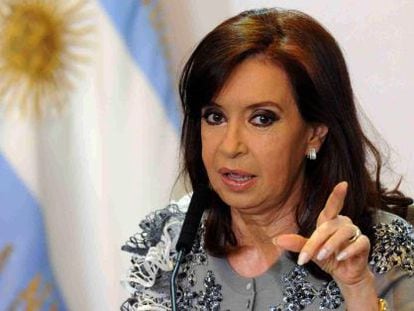 Cristina Fernández de Kirchner, presidenta de Argentina.