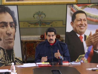 O presidente da Venezuela, Nicolás Maduro, no último dia 9 de janeiro.