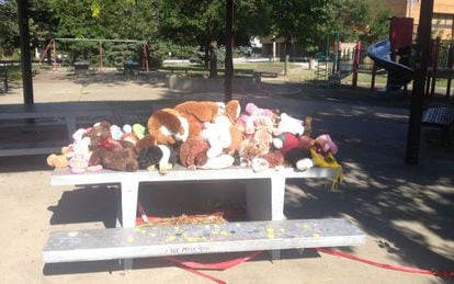 O parque de Cleveland, na sexta-feira, onde morreu um menino que portava uma arma de brinquedo.