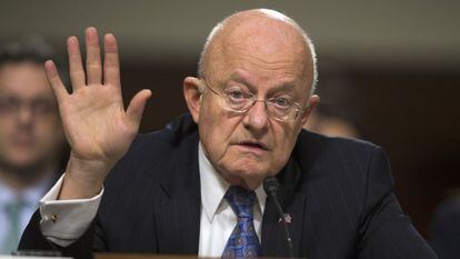 O diretor da Agência Nacional de Inteligência, James Clapper, na terça-feira.