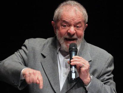 O ex-presidente Lula, no último dia 10 de julho.